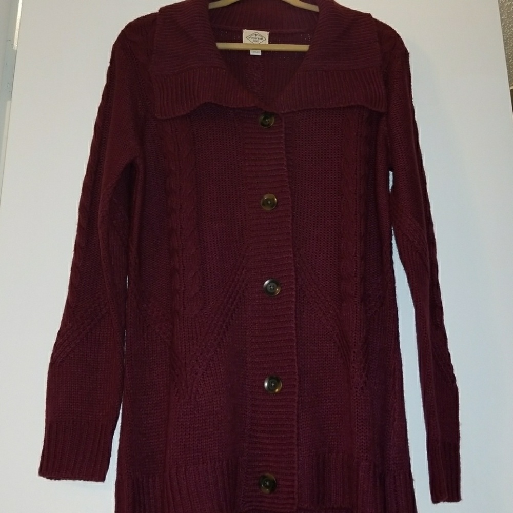 Super Cute Burgundy Sweater